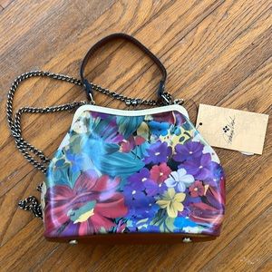 Patricia Nash Laureana Frame Satchel (Citrus Collection)